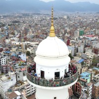 A Glimpse of Dharahara and Its Vicinity Image