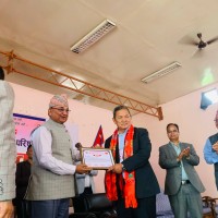 उपमहासचिव गुरुङलाई पार्टीको विशेष सम्मान Image
