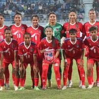 नेपाल महिला फुटबल टोली आज भुटानसँग प्रतिस्पर्धा गर्दै Image