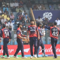 इंग्ल्याण्डविरुद्ध नन्दन यादवको विकेट, नेपाललाई छैटौं सफलता Image