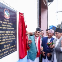 प्रधानमन्त्री ओलीद्वारा रानी जमरा कुलरिया सिँचाइ आयोजनाको तेस्रो चरण उद्घाटन Image