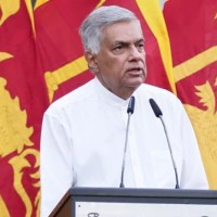 श्रीलंकाका पूर्व राष्ट्रपति रनिल विक्रमसिंघे पक्राउ Image