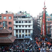 रातो मछिन्द्रनाथको रथयात्रा सुरु,  यसरी सुरु भयो भोटो जात्रा.... Image