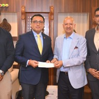 प्रधानमन्त्री दैवी प्रकोप उद्धार कोषमा रिलायन्स स्पिनिङ मिल्सद्वारा १ करोड सहयोग Image
