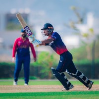 विश्वकप लिग–२ मा यूएईविरुद्ध कप्तान रोहित पौडेलको शतक Image