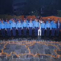 इन्टरपोल दिवसको अवसरमा बाढीका मृतक र सहिद सुरक्षाकर्मीको सम्झनामा दीप प्रज्वलन Image